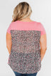 Feeling Fierce Leopard Pocket Top- Pink