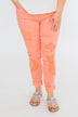 Cello Distressed Colored Skinny Jeans- Peach