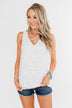 The Perfect Choice Lace Tank Top- Ivory