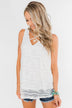 The Perfect Choice Lace Tank Top- Ivory