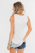 The Perfect Choice Lace Tank Top- Ivory