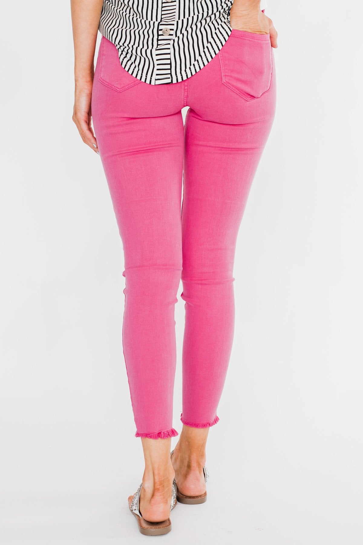 Cello Colored Skinny Jeans- Hot Pink