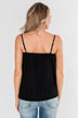 I Hold On Spaghetti Strap Tank Top- Black