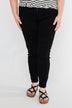 Sneak Peek Non-Distressed Jeans- Black