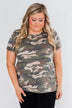 Wouldn't It Be Nice Short Sleeve Top- Camo