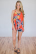 Lucky Coral Tank Top - Floral