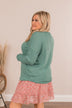 Light The Spark Long Sleeve Top- Green