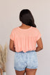Gotta Know Your Name Pleated Top- Pink