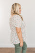 Make Some Memories Floral Blouse- Ivory