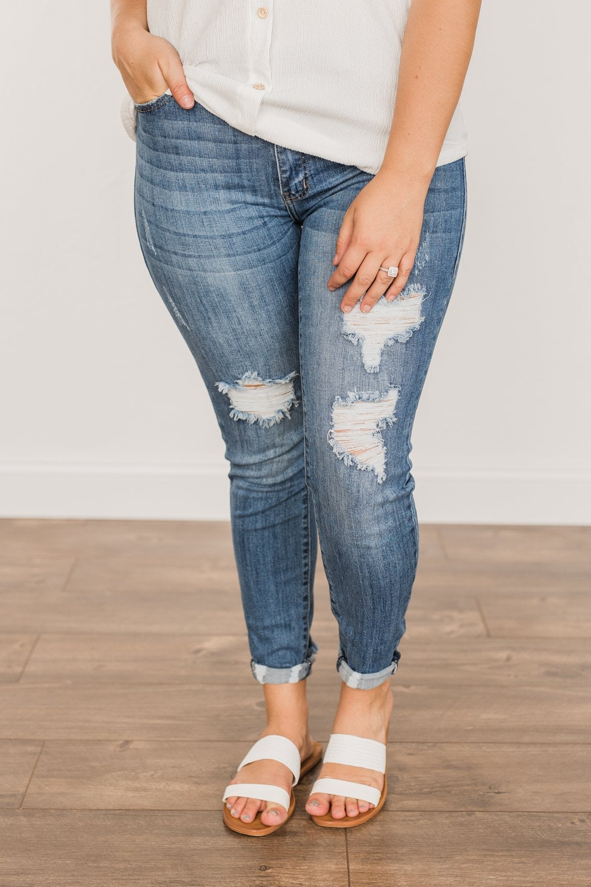 Nature Denim High-Rise Jeans- Jennifer Wash