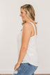 Now Or Never Button Tank Top- Ivory