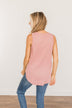Prove Them Wrong Thermal Knit Tank Top- Dusty Mauve