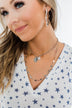 Glam Star Tier Necklace- Silver