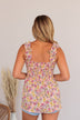 Marvelous Marigold Smocked Tank- Peach