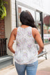 Sway With The Breeze Floral Tank Top- Lavender