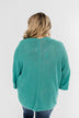 Forever On My Mind Knit Cardigan- Teal