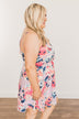Adore Me Floral Watercolor Dress- Coral & Pink