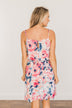 Adore Me Floral Watercolor Dress- Coral & Pink