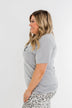 "Homegirl" Graphic Tee- Grey