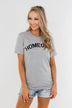 "Homegirl" Graphic Tee- Grey