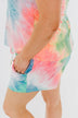 Sweet Dreams Tie Dye Lounge Shorts- Multi-Color
