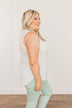 Prove Them Wrong Thermal Knit Tank Top- Ivory