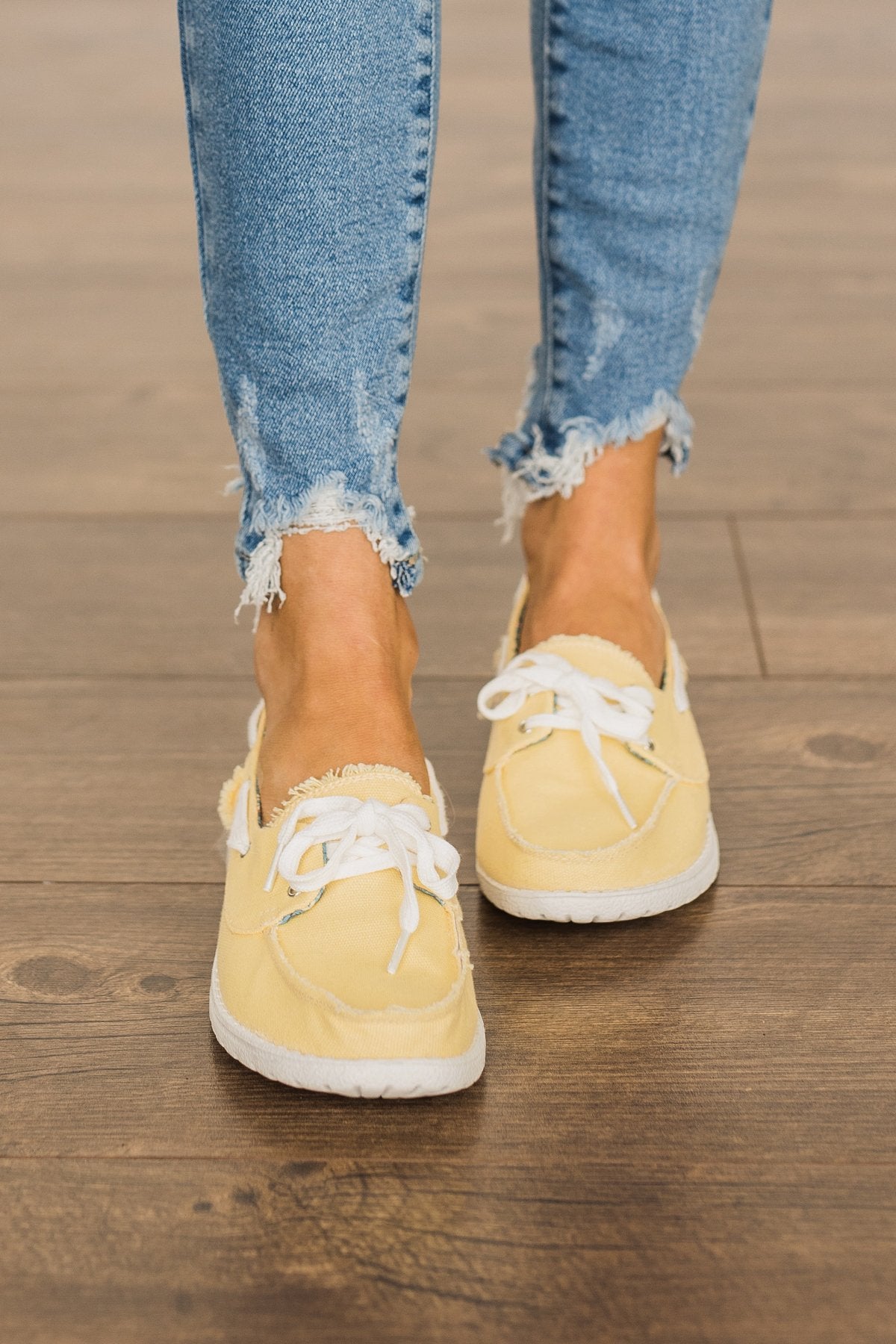 Gypsy Jazz Sail Away Sneakers- Yellow