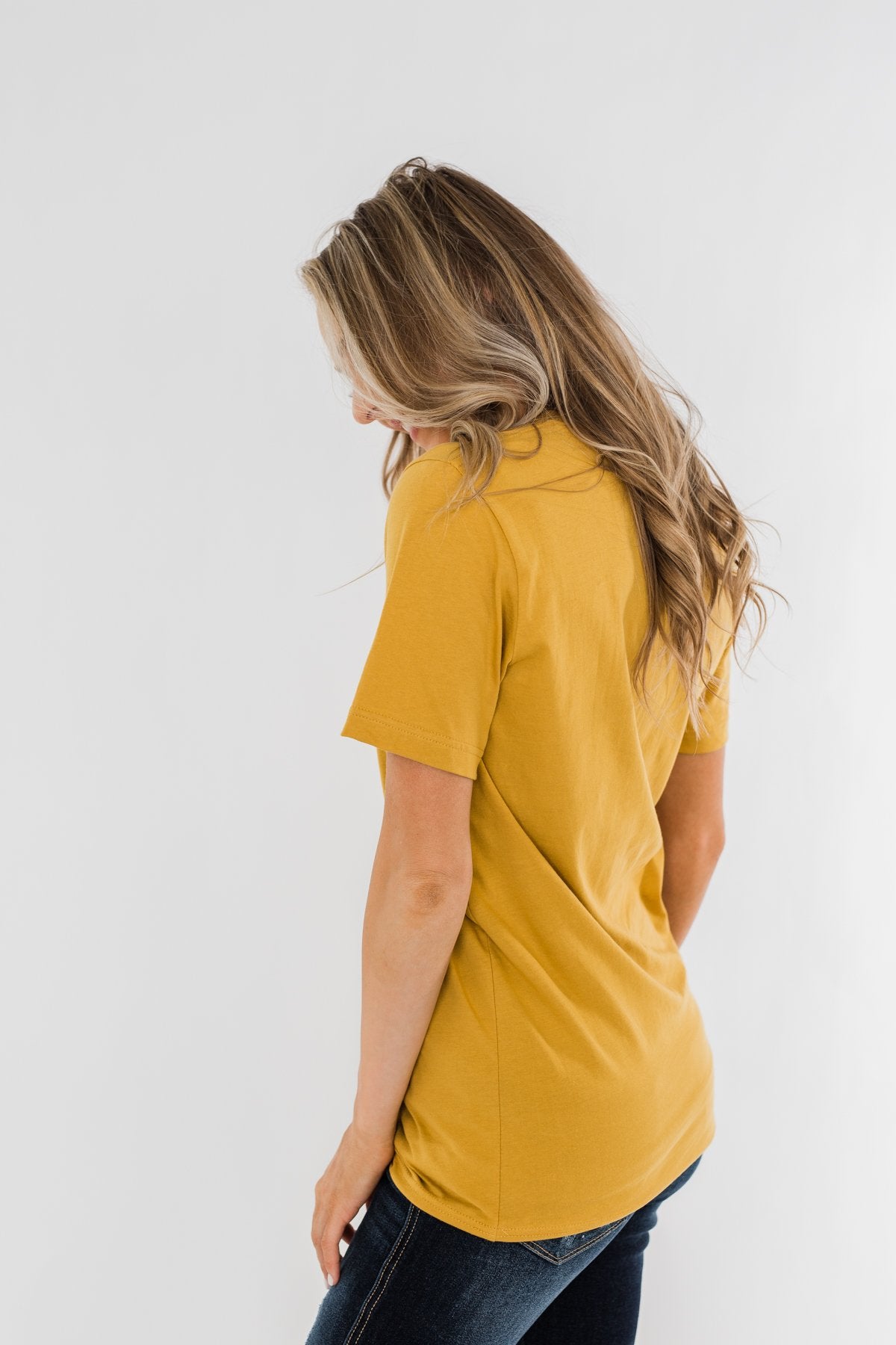 "Bee Kind" Ephesians 4:32 Graphic Tee- Mustard