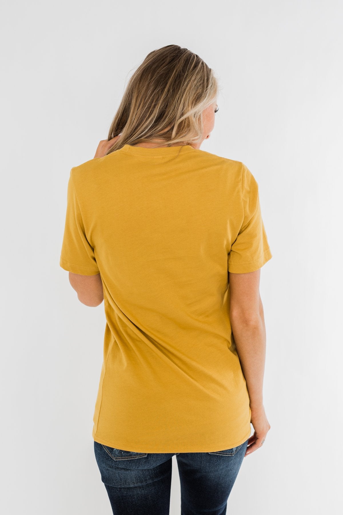 "Bee Kind" Ephesians 4:32 Graphic Tee- Mustard
