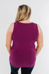 Places to Go Criss Cross Tank Top- Magenta