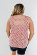 Take Care Floral Tank Top- Pink