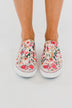 Blowfish Play Sneakers- Off White Flowerfest Print