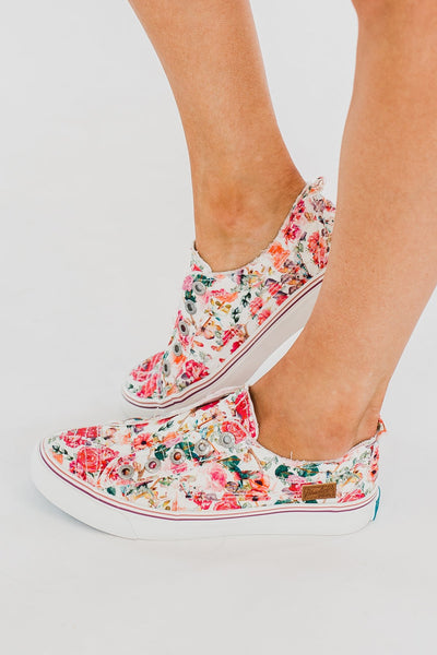 Blowfish Play Sneakers- Off White Flowerfest Print – The Pulse Boutique