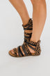 Very G Phoenix Sandals- Tan Leopard