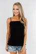 Nothing Holding Me Back Lightweight Tank Top- Black