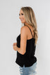 Nothing Holding Me Back Lightweight Tank Top- Black