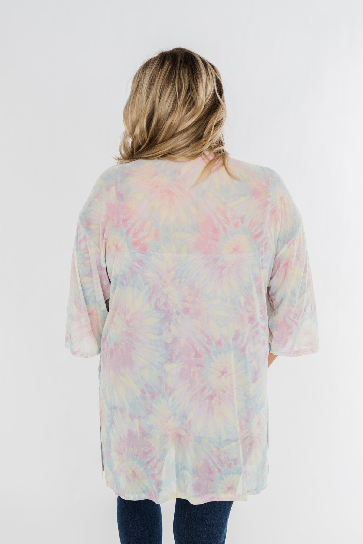 Can't Get Over You Tie Dye Kimono- Multi-Color