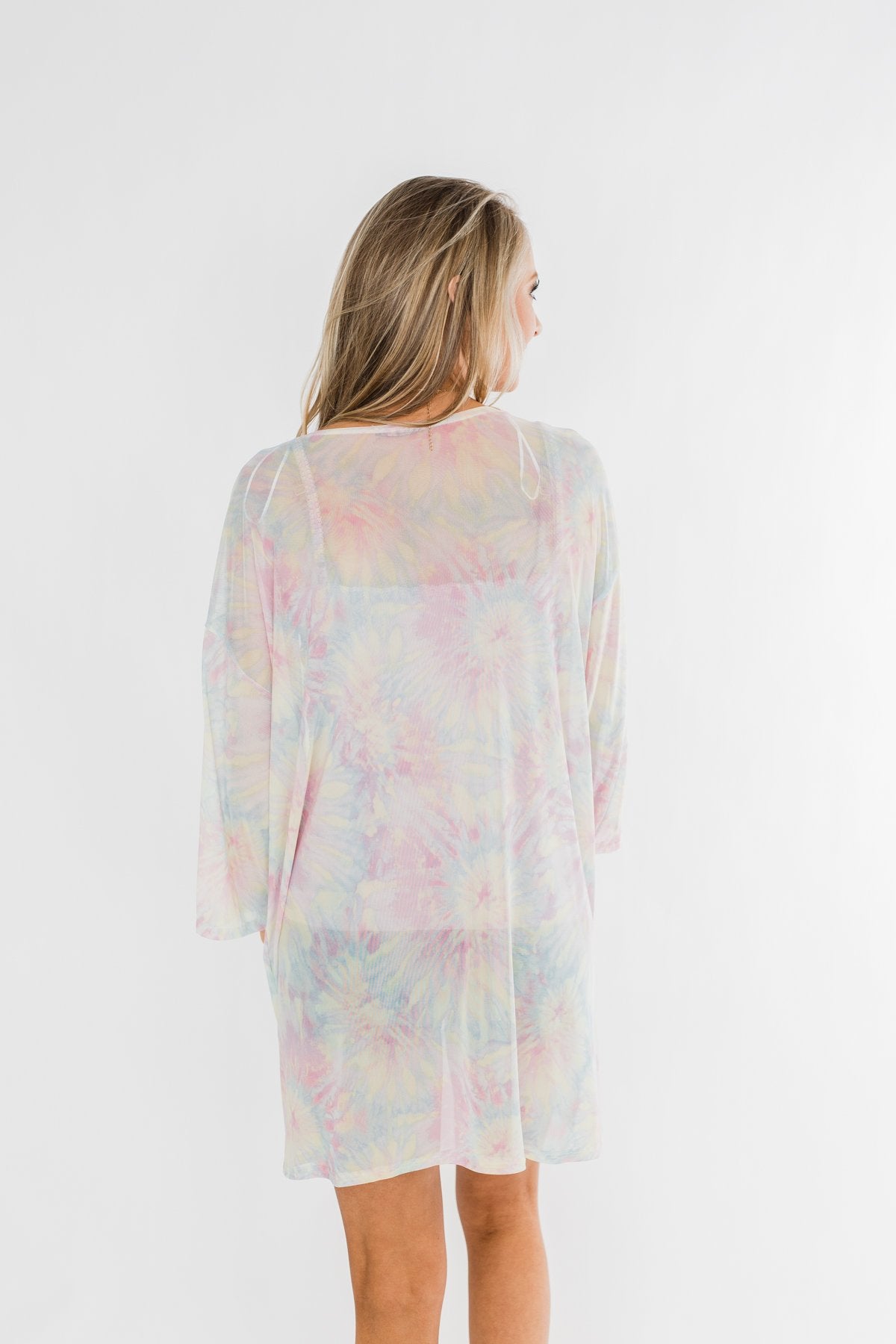 Can't Get Over You Tie Dye Kimono- Multi-Color