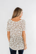 Forever Fierce Leopard Knit Top- Ivory & Taupe