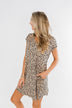 Sounds of the Wild Spotted Shapeless Dress- Taupe