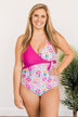Days Under The Sun Floral One-Piece Swimsuit- Magenta