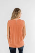 Something Like That Sleeveless Blouse- Dusty Peach