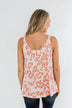 Sweeter Love Leopard Tie Sleeve Top- Blush