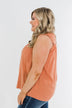 Something Like That Sleeveless Blouse- Dusty Peach