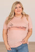 Cruisin' At Sunset Graphic Tee- Peach