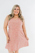 Whatever It Takes V-Neck Floral Dress- Mauve