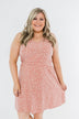 Whatever It Takes V-Neck Floral Dress- Mauve