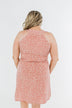 Whatever It Takes V-Neck Floral Dress- Mauve