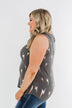 Every Time We Touch Lightning Bolt Tank Top- Charcoal