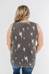 Every Time We Touch Lightning Bolt Tank Top- Charcoal